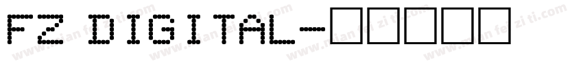 FZ DIGITAL字体转换